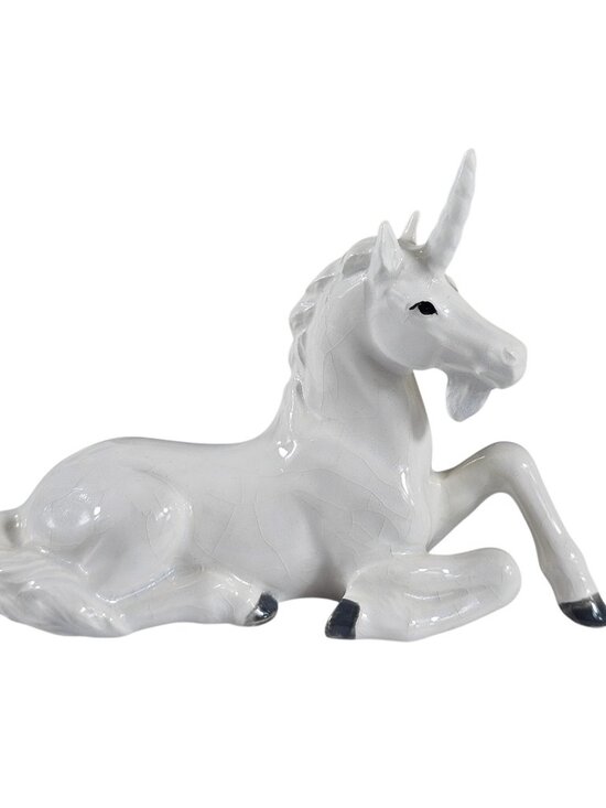 The Unbranded Brand Other - Vintage Norcrest White Unicorn Figurine Made in Japan Porcelain Ceramic Horse...
